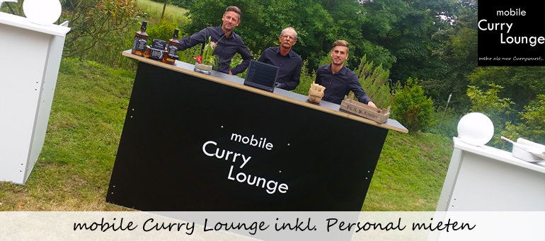 mobile Curry Lounge inkl. Personal mieten