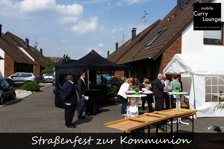 Einsatzgebiet - Straßenfest zur Kommunion