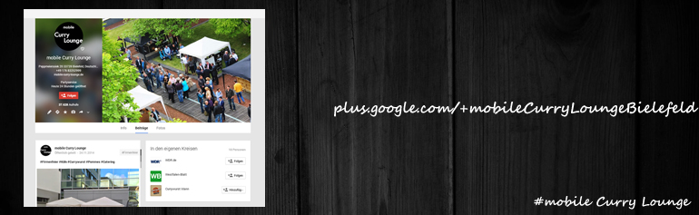 mobile Curry Lounge bei Google+