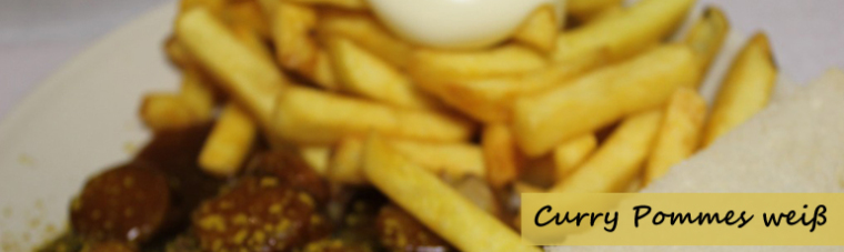 Curry Pommes weiß
