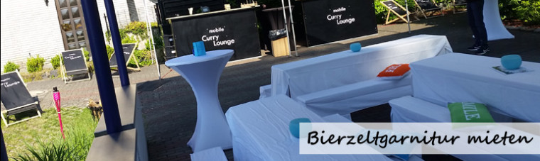 Bierzeltgarnitur mieten